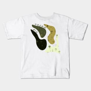 Floral Green Olive 02 Kids T-Shirt